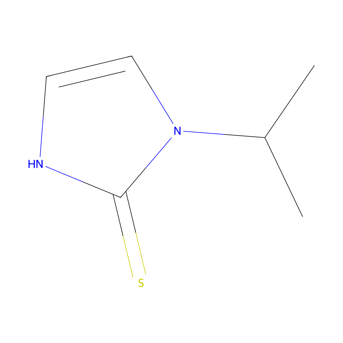 1-(Propan-2-yl)-1,3-dihydro-2H-imidazole-2-thione molecular structure, CAS 61640-26-4