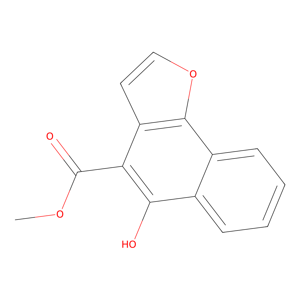 Furomollugin molecular structure, CAS 61658-41-1