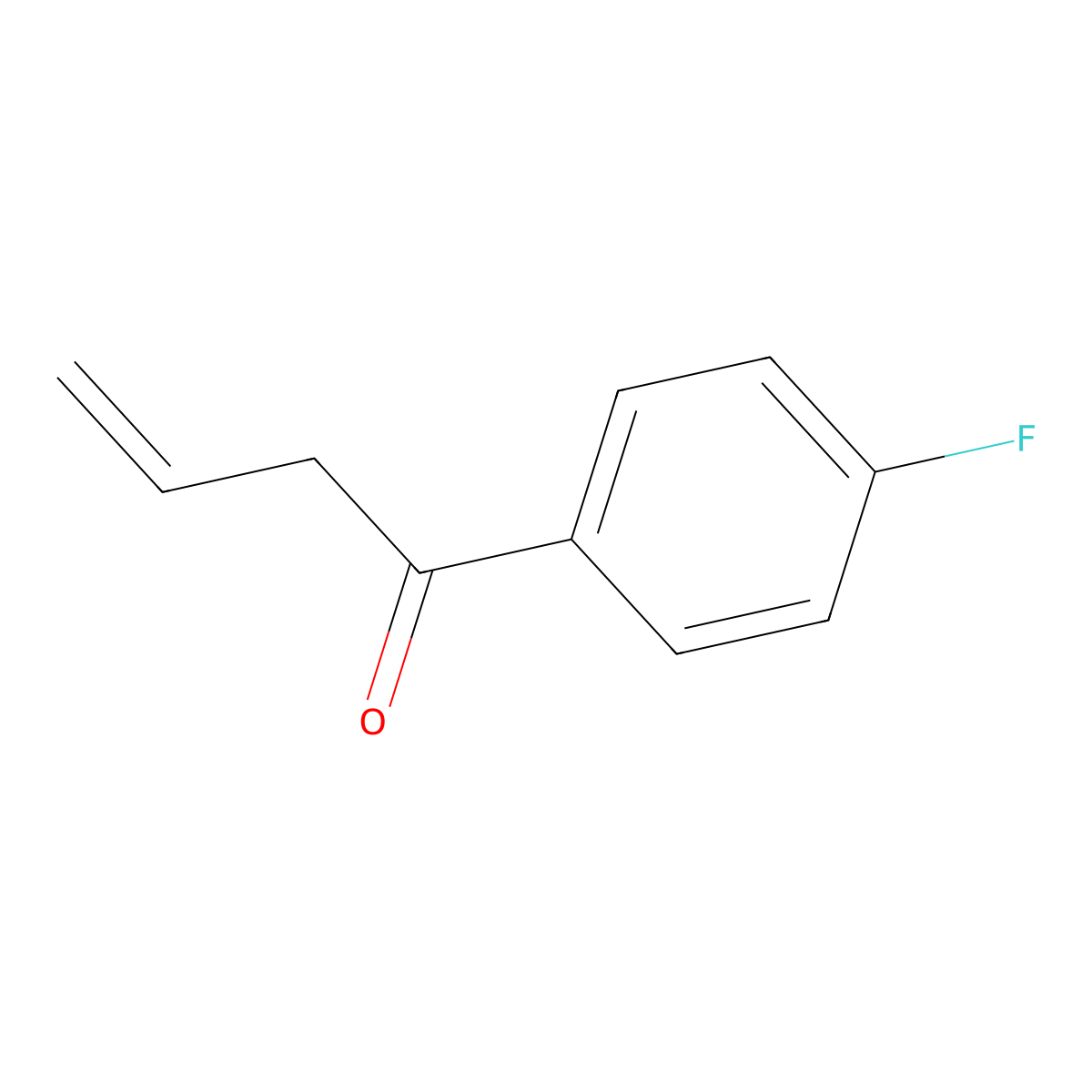 1-(4-Fluorophenyl)but-3-en-1-one molecular structure, CAS 61668-02-8
