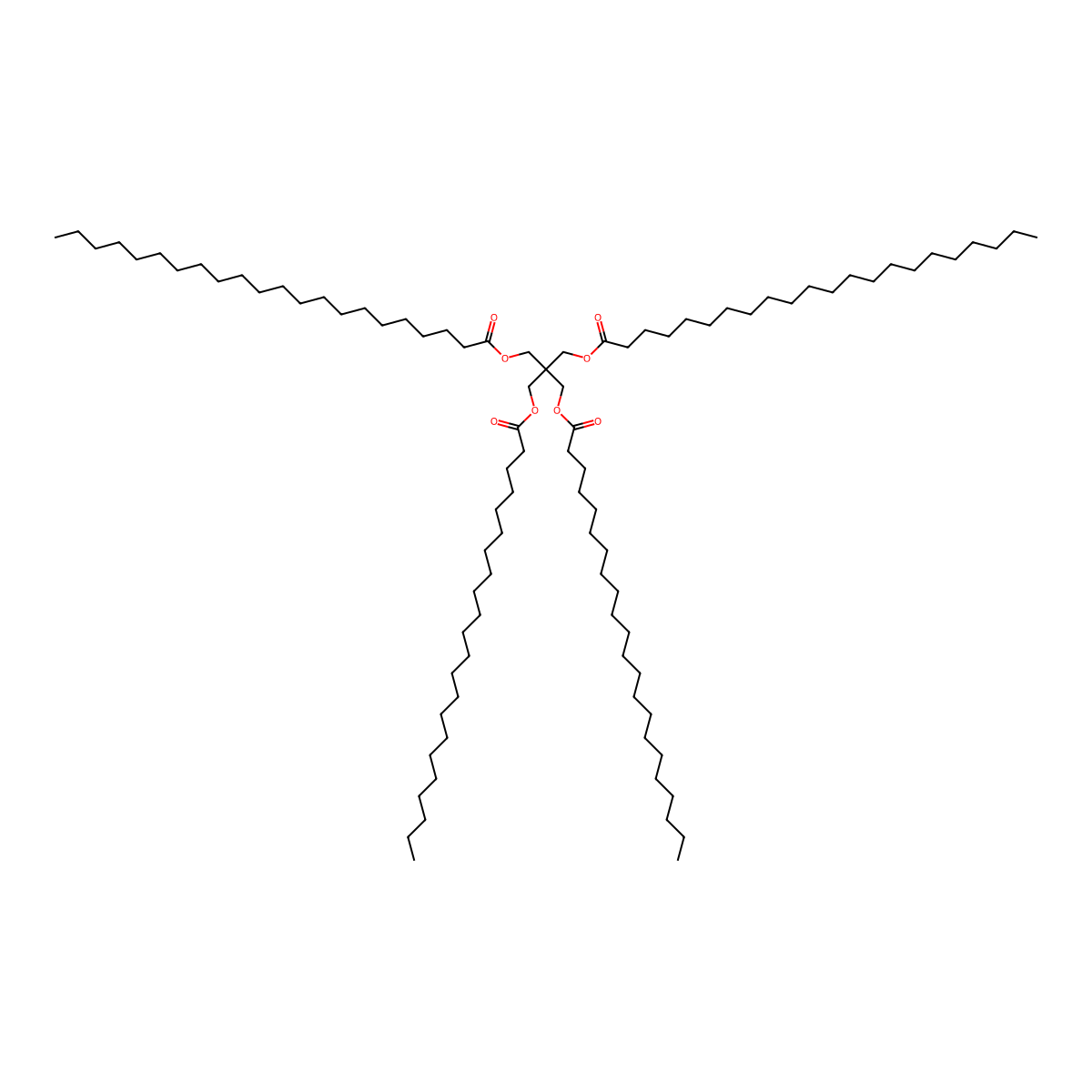 Pentaerythrityl Tetrabehenate molecular structure, CAS 61682-73-3