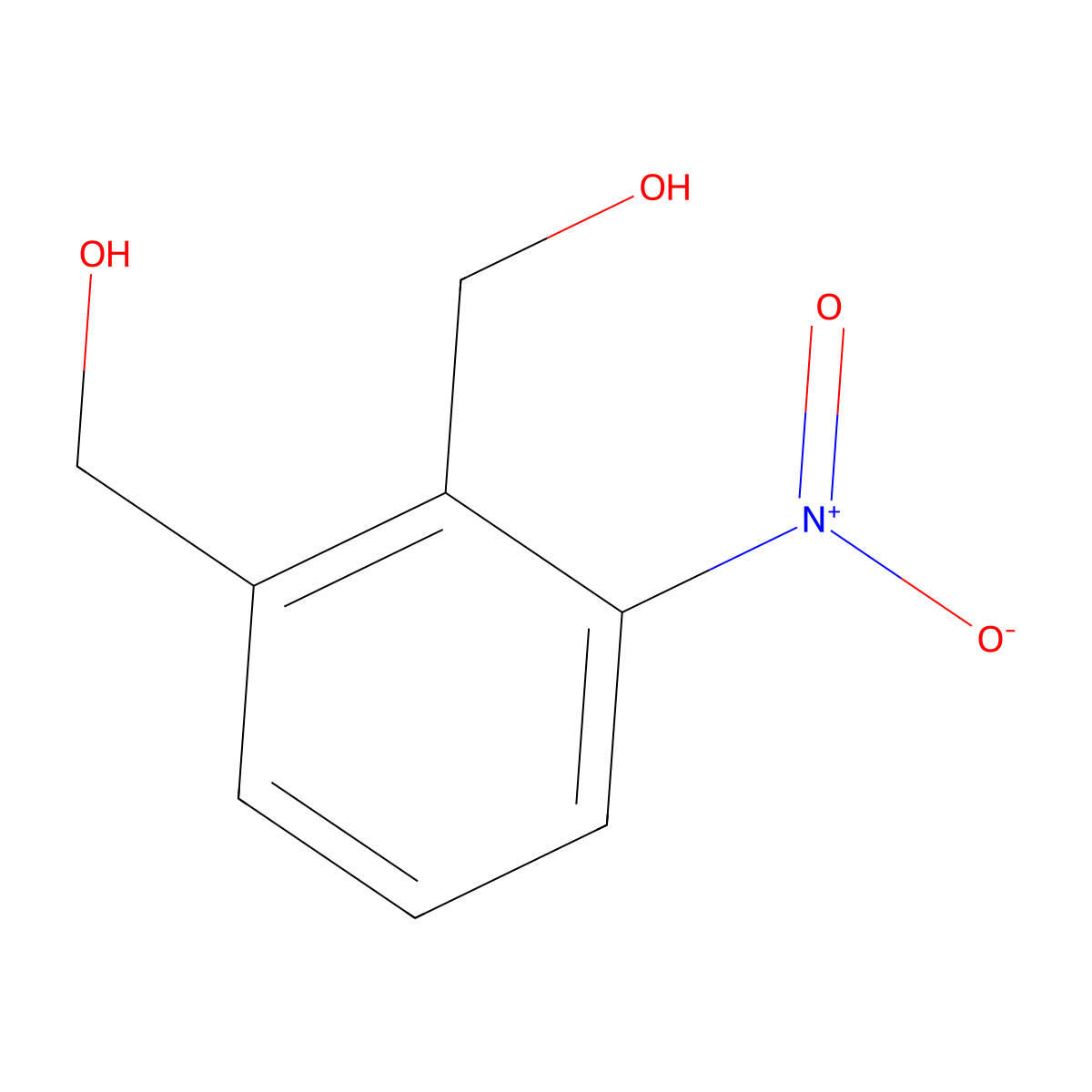 3-Nitro-1,2-benzenedimethanol molecular structure, CAS 616888-05-2