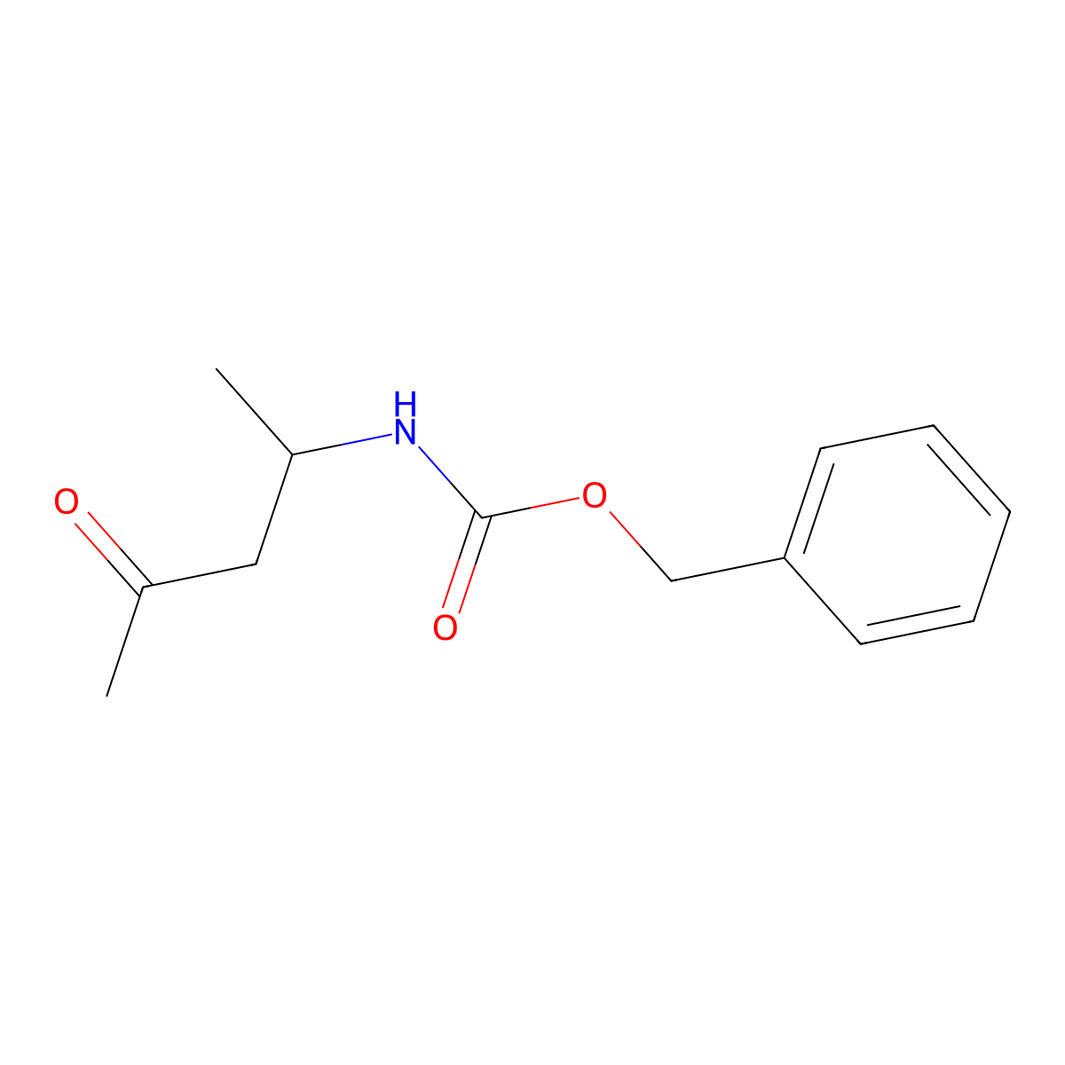 benzyl N-(4-oxopentan-2-yl)carbamate molecular structure, CAS 616892-27-4