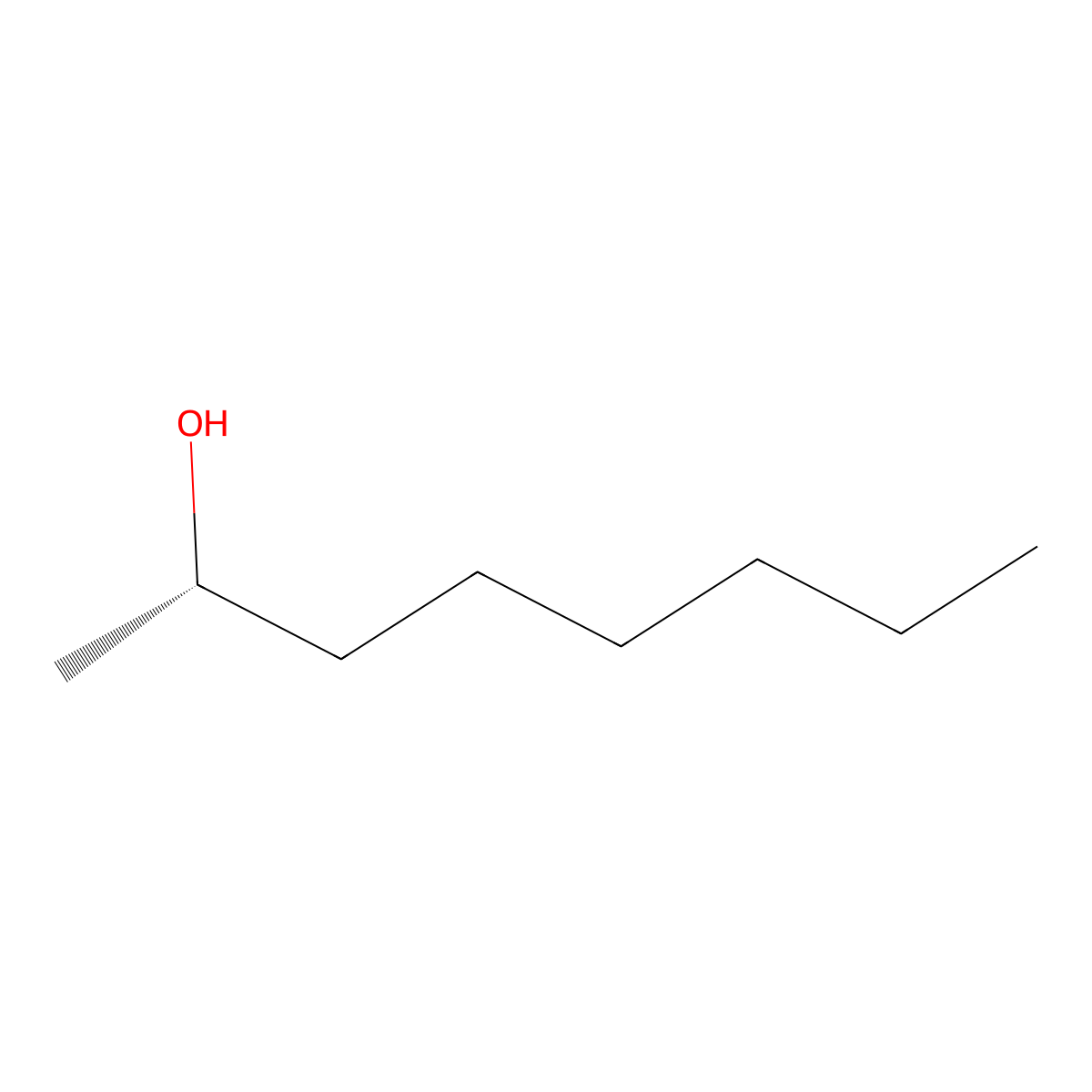 (+)-2-Octanol molecular structure, CAS 6169-06-8