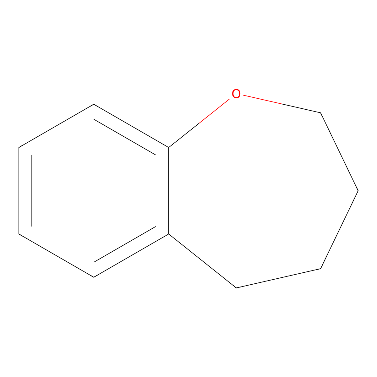 2,3,4,5-Tetrahydro-1-benzoxepine molecular structure, CAS 6169-78-4