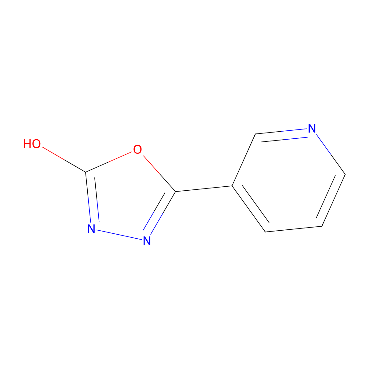 5-(Pyridin-3-yl)-2,3-dihydro-1,3,4-oxadiazol-2-one molecular structure, CAS 61690-97-9
