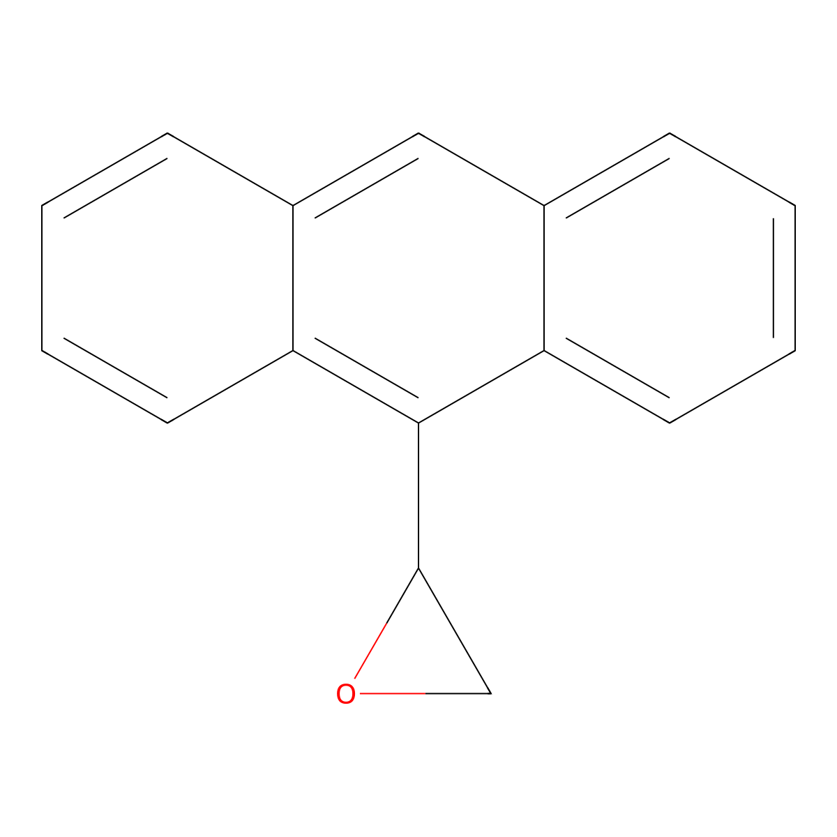 9-Anthryloxirane molecular structure, CAS 61695-73-6