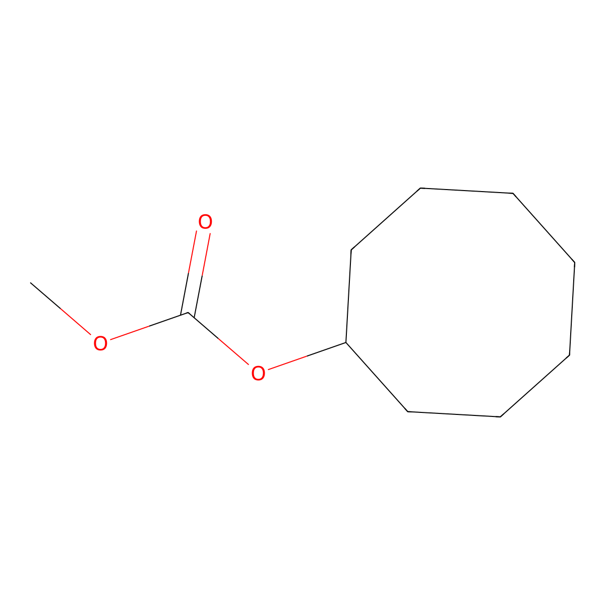 Cyclooctyl methyl carbonate molecular structure, CAS 61699-38-5