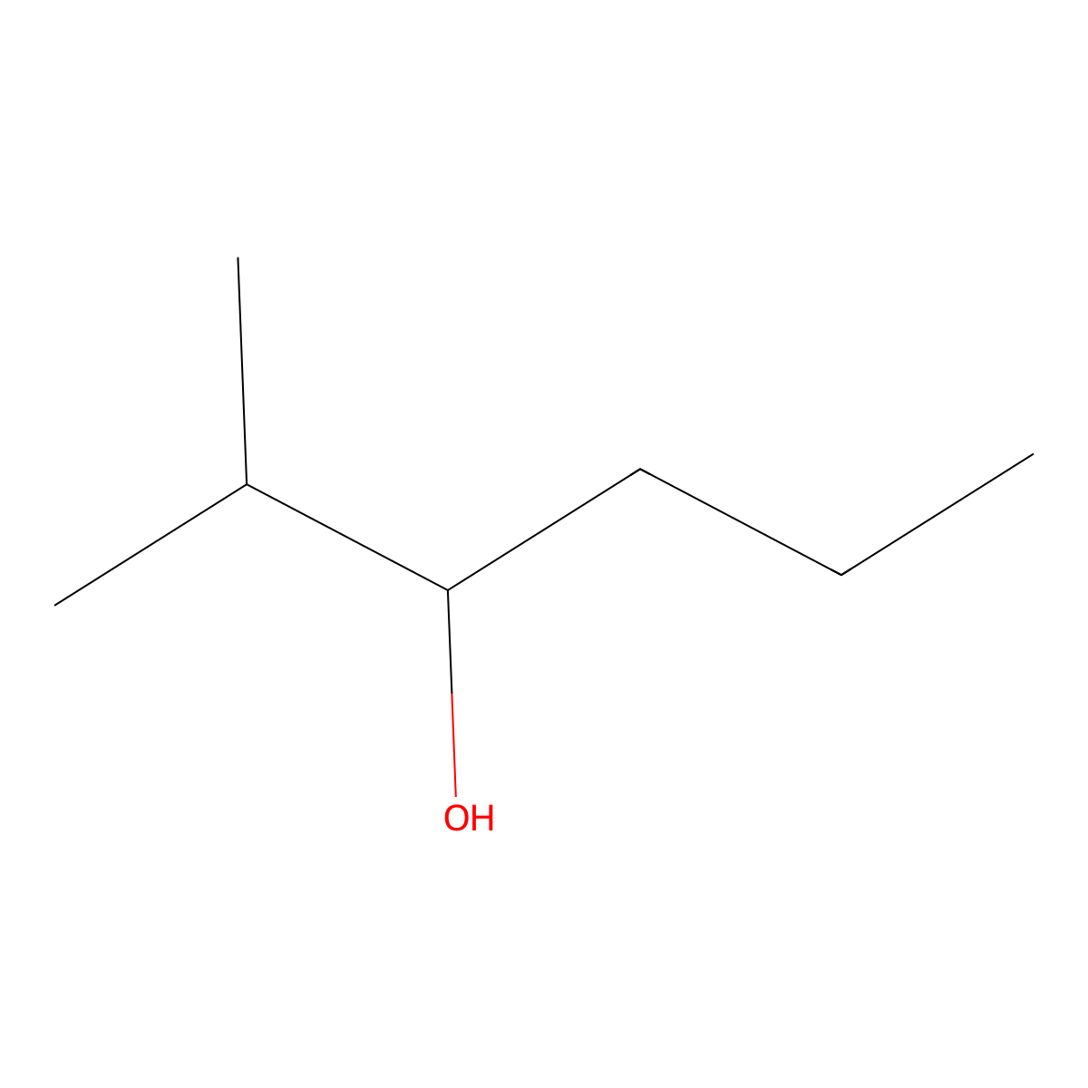 2-Methyl-3-hexanol molecular structure, CAS 617-29-8