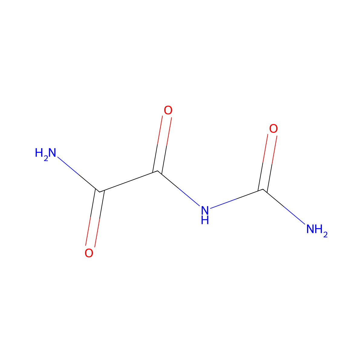 Aminocarbonyloxamide molecular structure, CAS 617-49-2