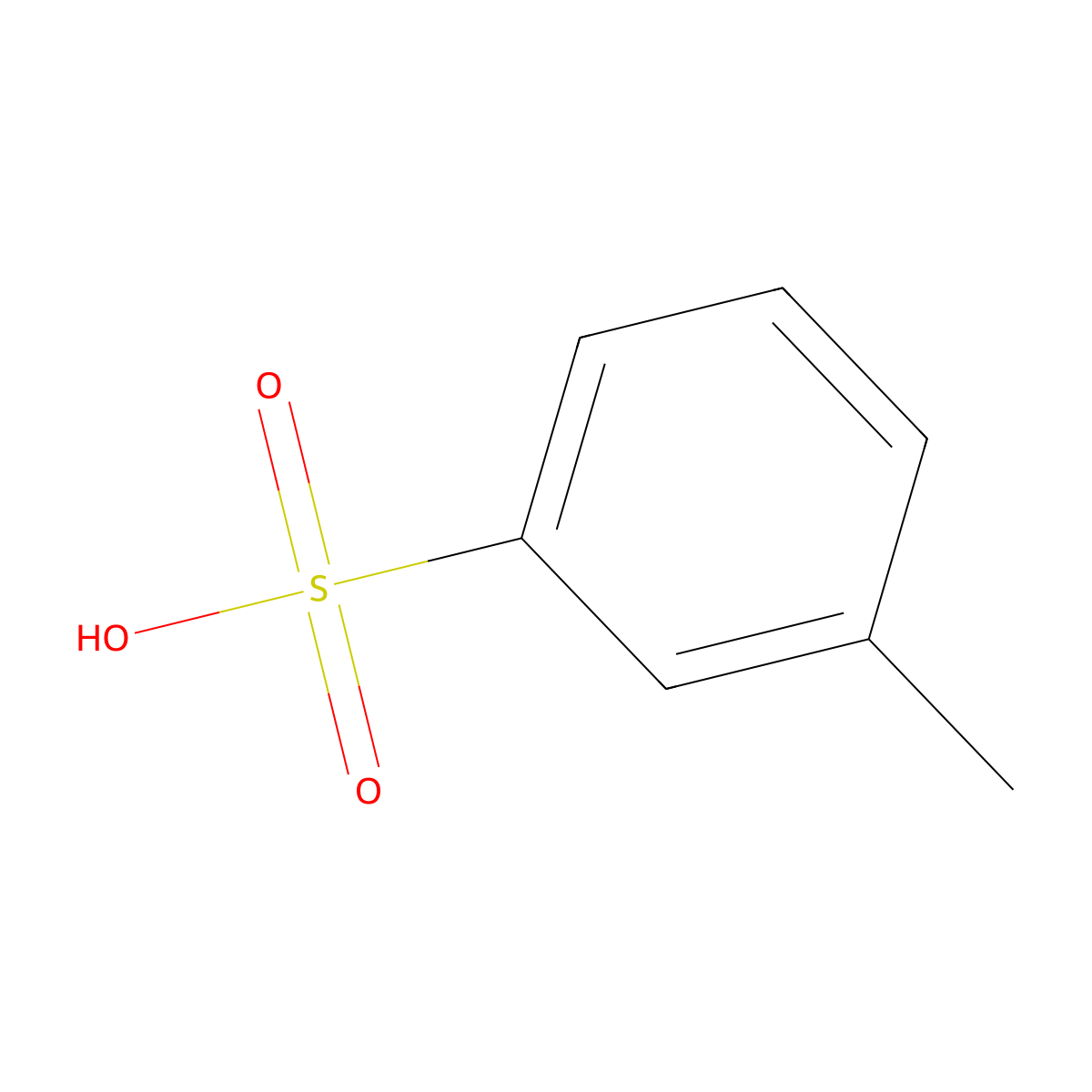 m-Toluenesulfonic acid molecular structure, CAS 617-97-0