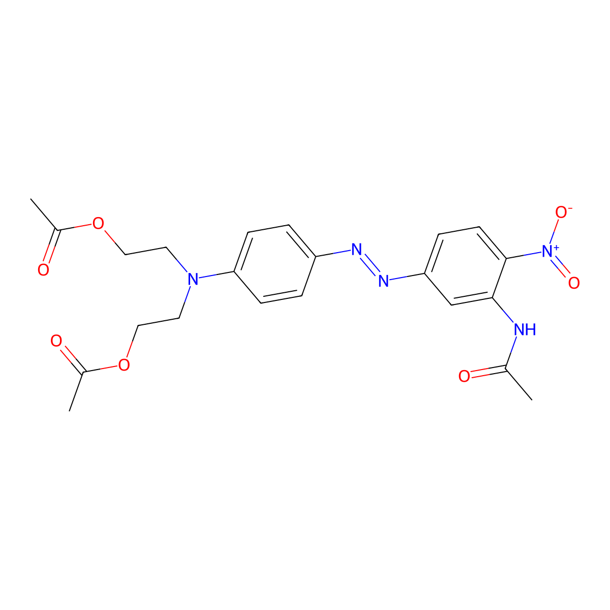 C.I. Disperse Red 74 molecular structure, CAS 61703-11-5