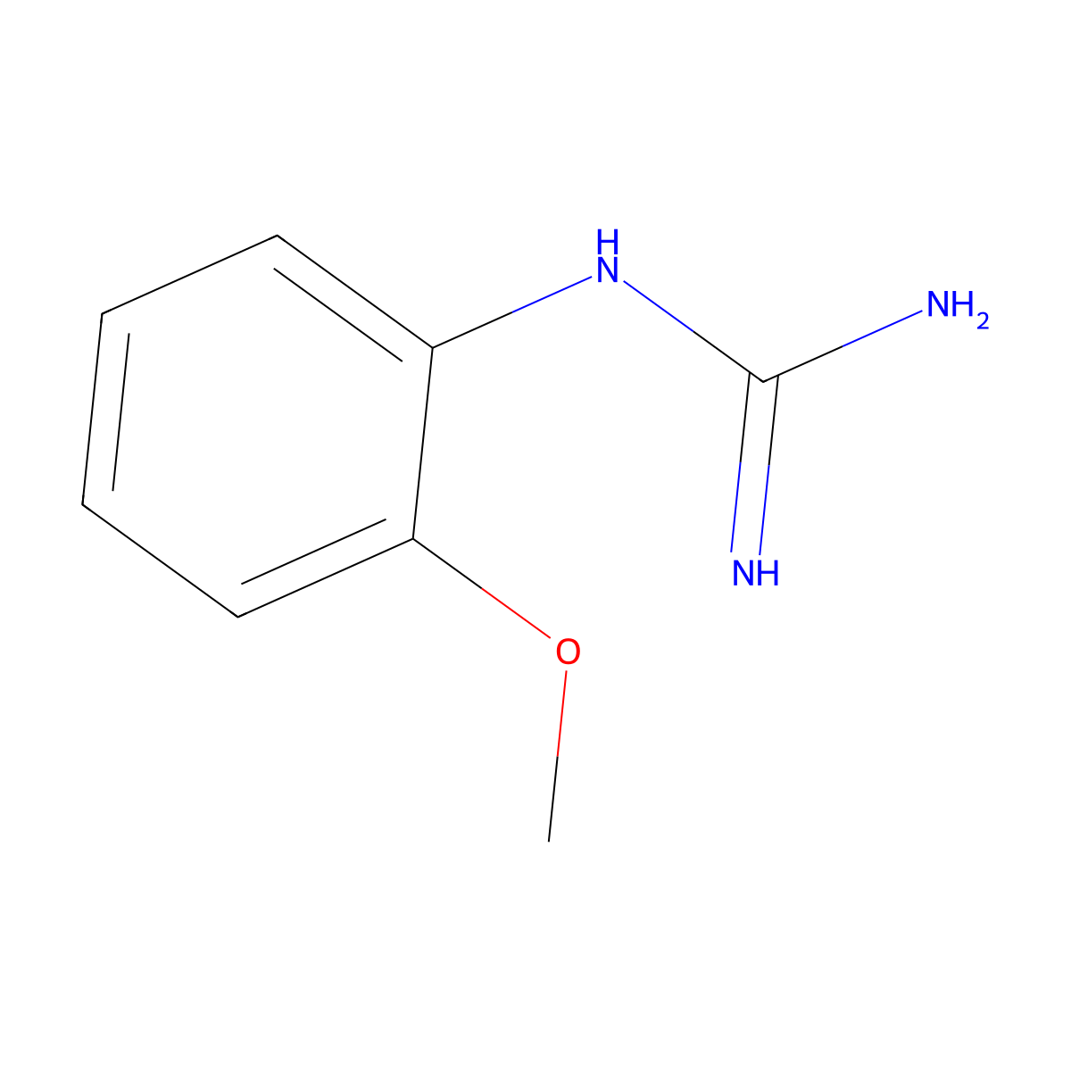 N-(2-Methoxy-phenyl)-guanidine molecular structure, CAS 61705-89-3