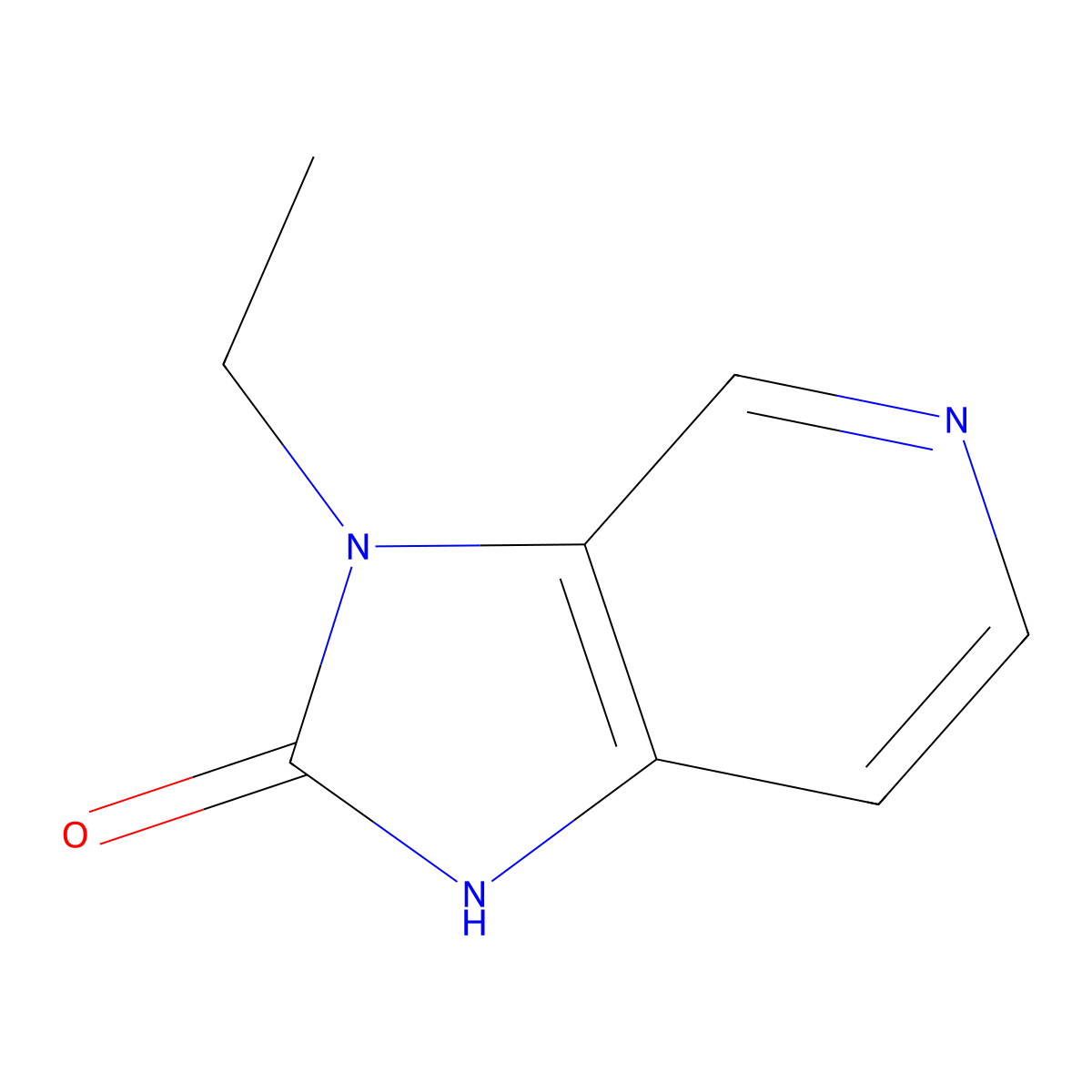 3-ethyl-1H-imidazo[4,5-c]pyridin-2-one molecular structure, CAS 61719-57-1