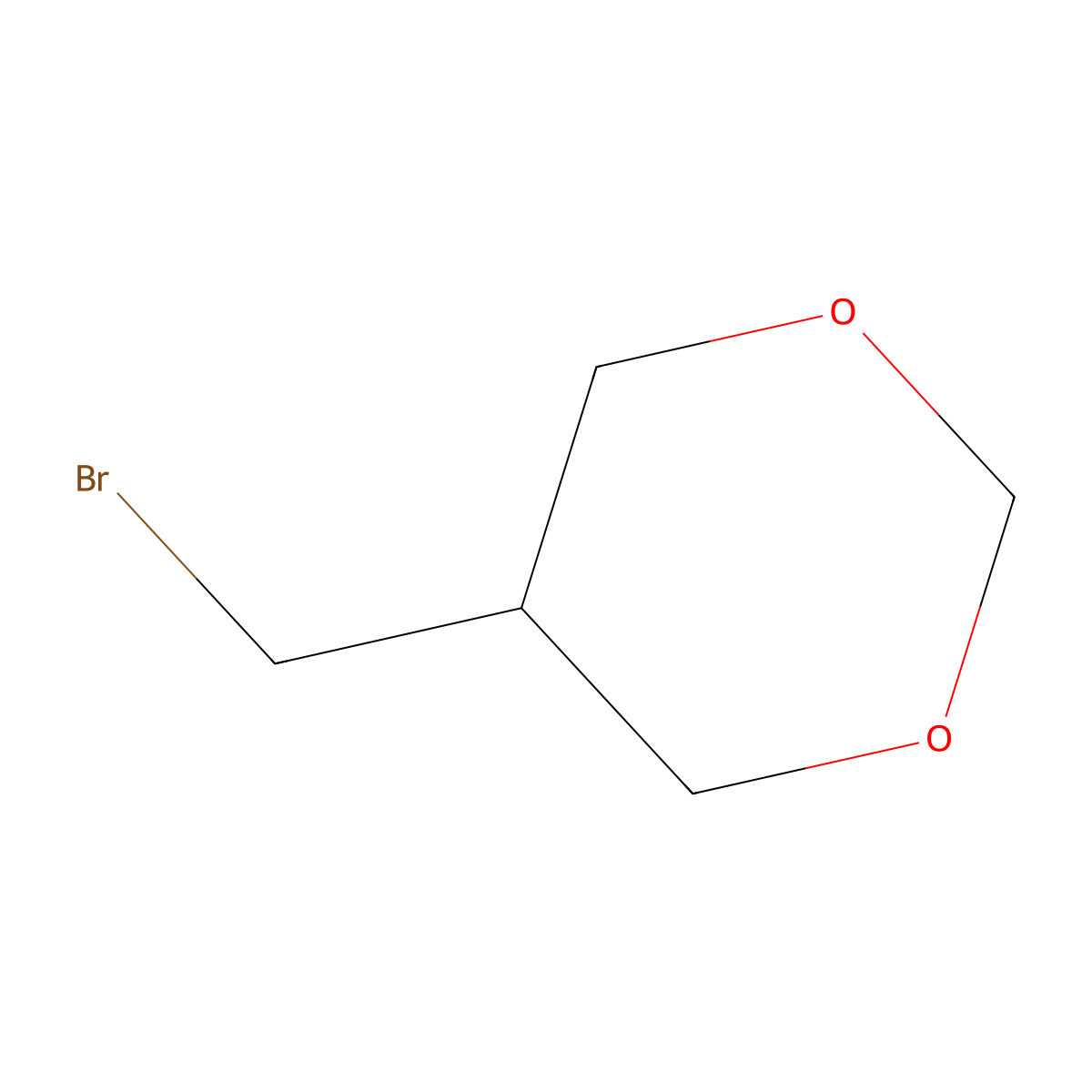 5-(Bromomethyl)-1,3-dioxane molecular structure, CAS 61728-99-2