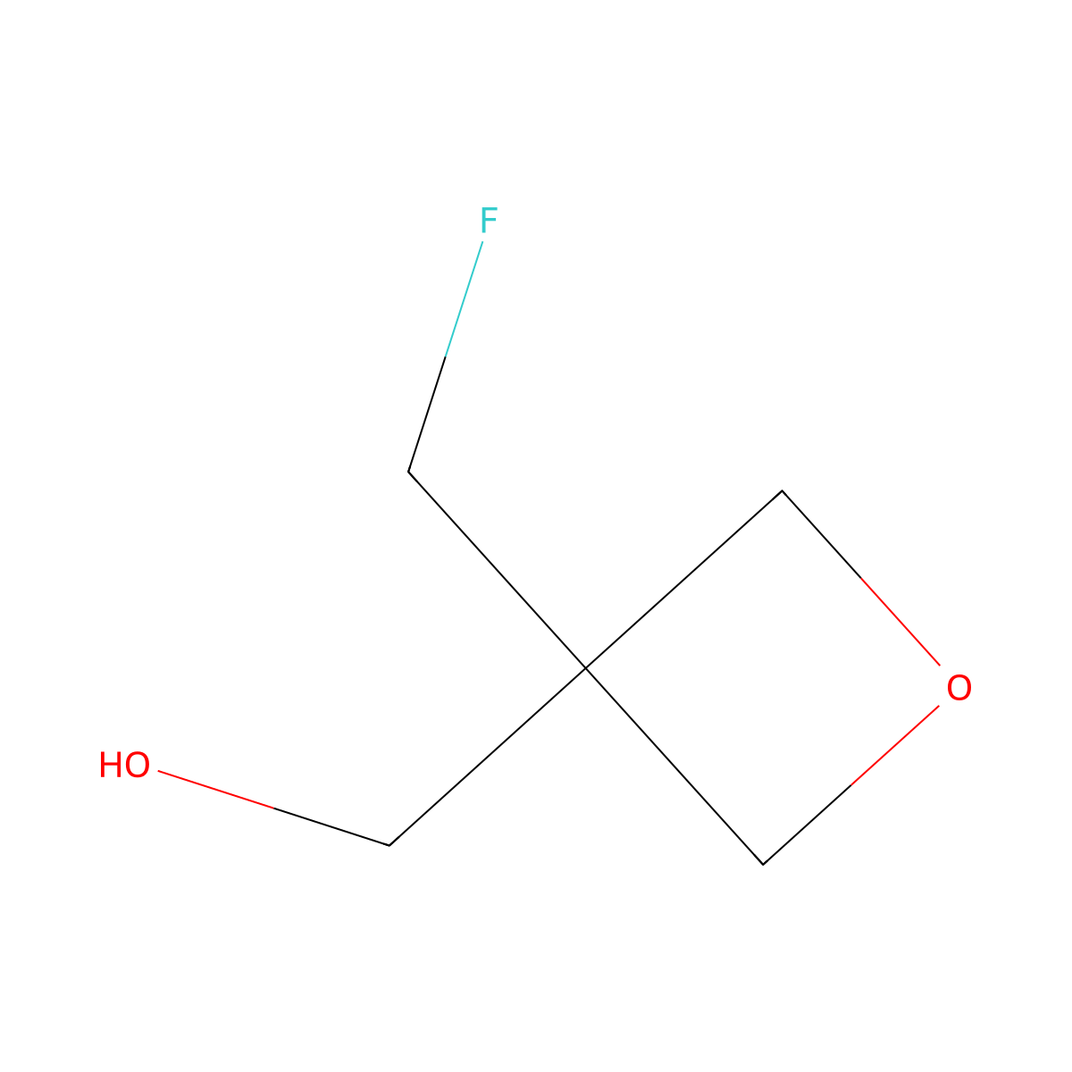 [3-(Fluoromethyl)oxetan-3-yl]methanol molecular structure, CAS 61729-10-0