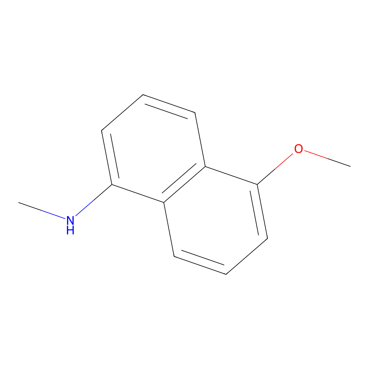 5-Methoxy-N-methylnaphthalen-1-amine molecular structure, CAS 61735-50-0