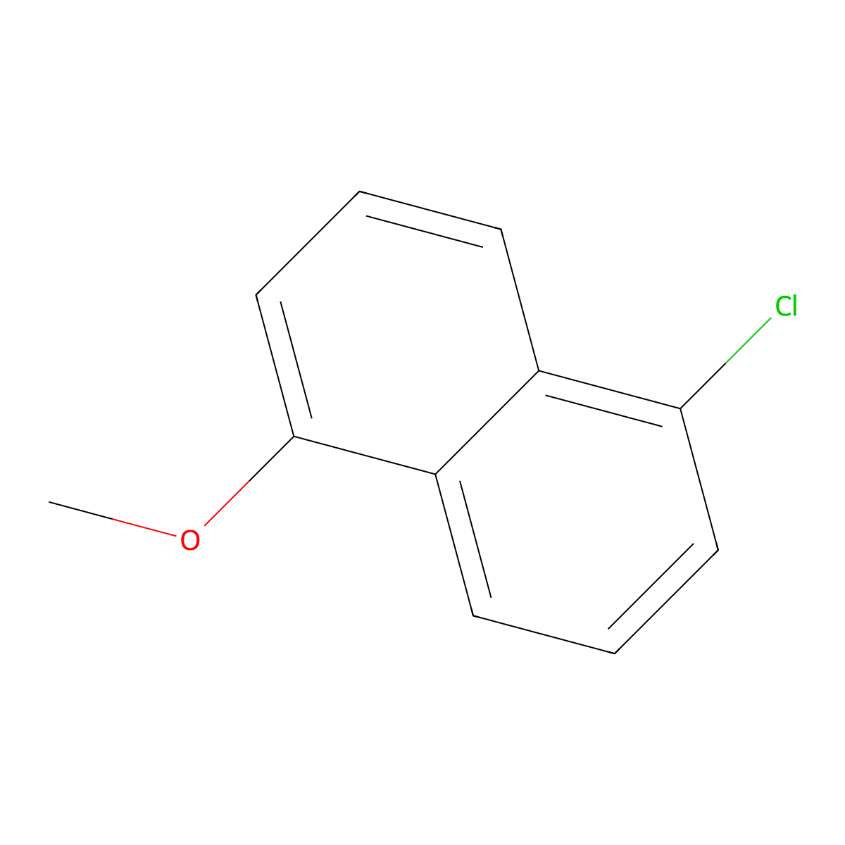 1-Chloro-5-methoxynaphthalene molecular structure, CAS 61735-52-2