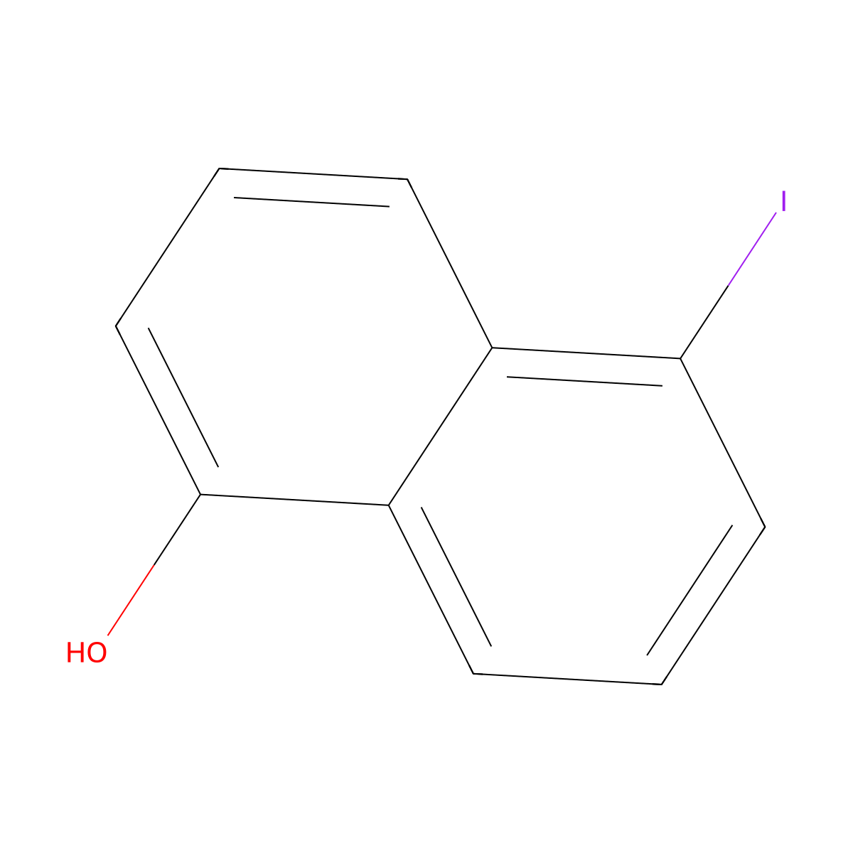 5-Iodonaphthalen-1-ol molecular structure, CAS 61735-56-6