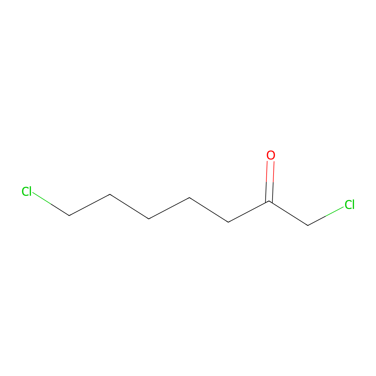 1,7-Dichloroheptan-2-one molecular structure, CAS 61739-35-3
