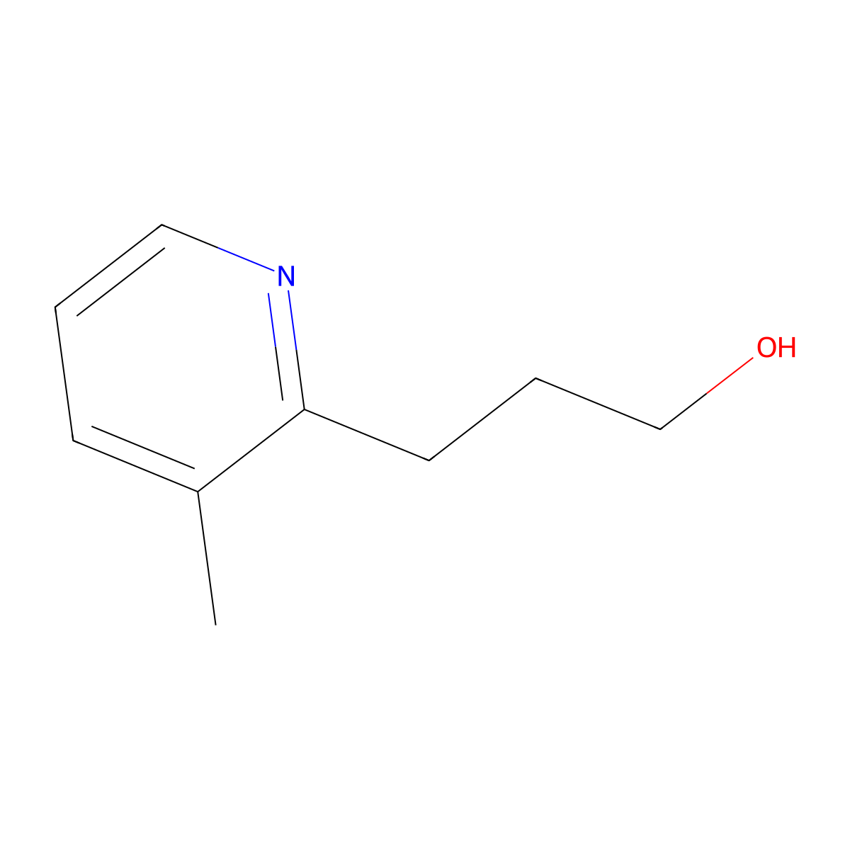 3-(3-Methylpyridin-2-yl)propan-1-ol molecular structure, CAS 61744-32-9