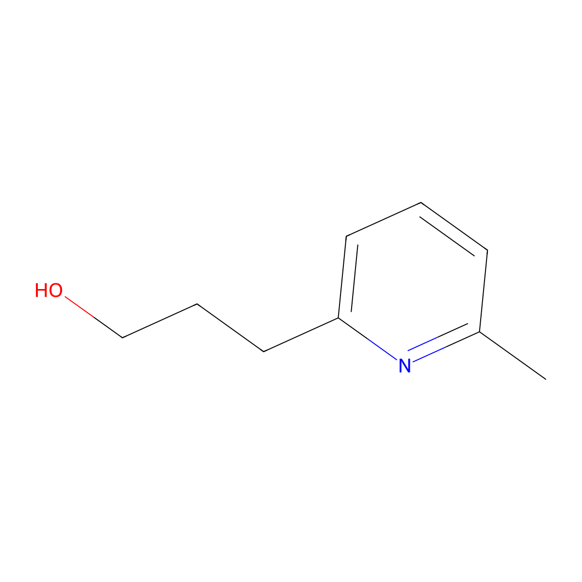 6-Methyl-2-pyridylpropan-1-ol molecular structure, CAS 61744-43-2