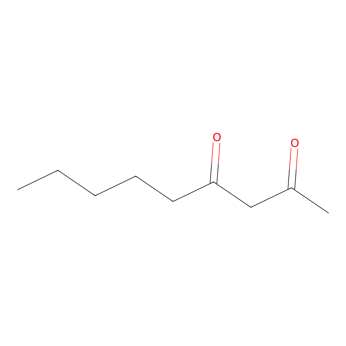 2,4-Nonanedione molecular structure, CAS 6175-23-1