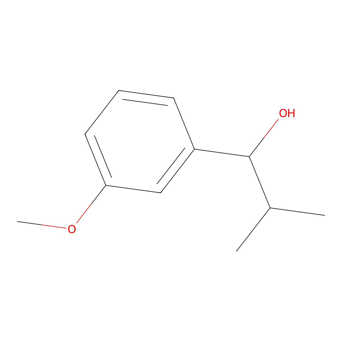 1-(3-Methoxyphenyl)-2-methylpropan-1-ol molecular structure, CAS 61751-33-5