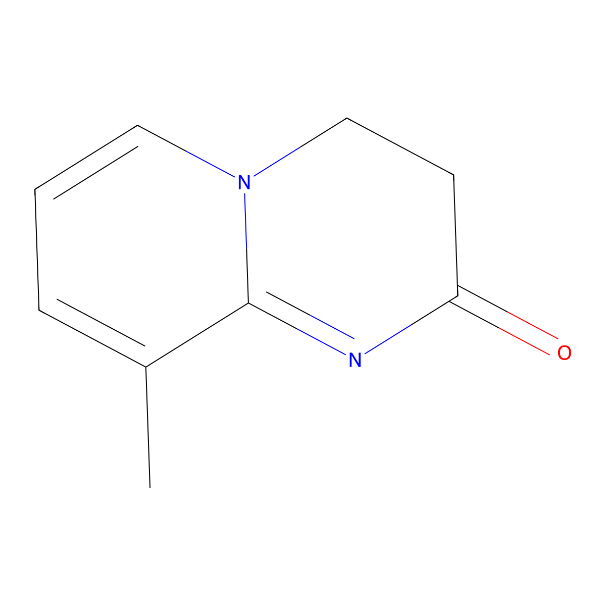 9-Methyl-3,4-dihydro-2H-pyrido(1,2-a)pyrimidin-2-one molecular structure, CAS 61751-44-8
