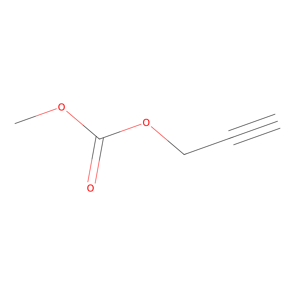 Methyl Prop-2-ynyl Carbonate molecular structure, CAS 61764-71-4