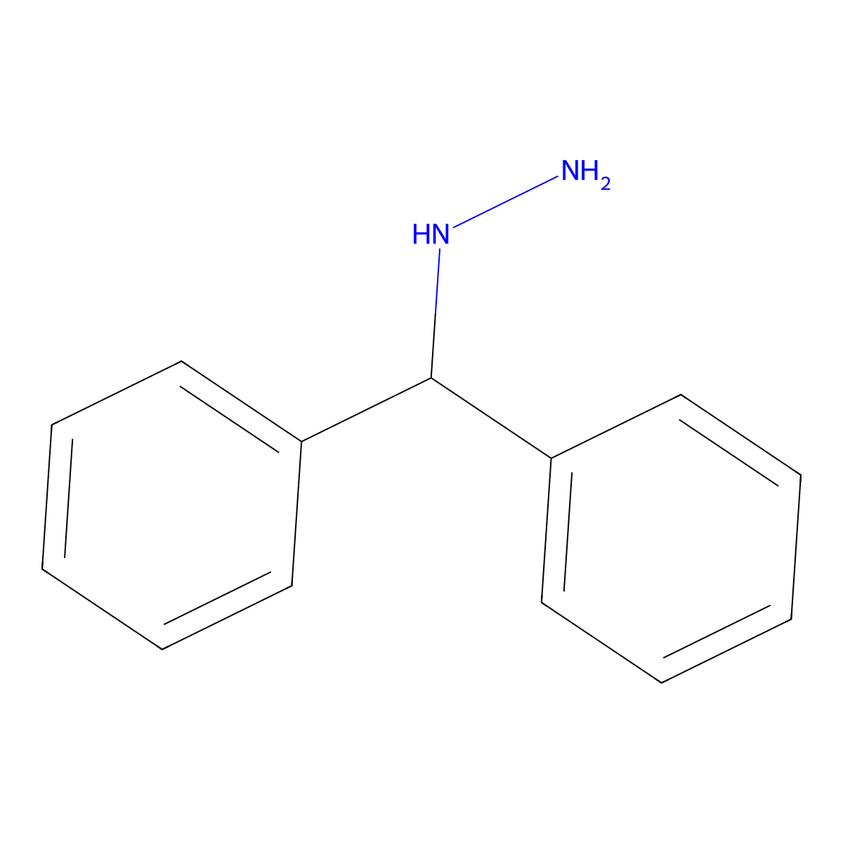 Benzhydryl-hydrazine molecular structure, CAS 61765-84-2