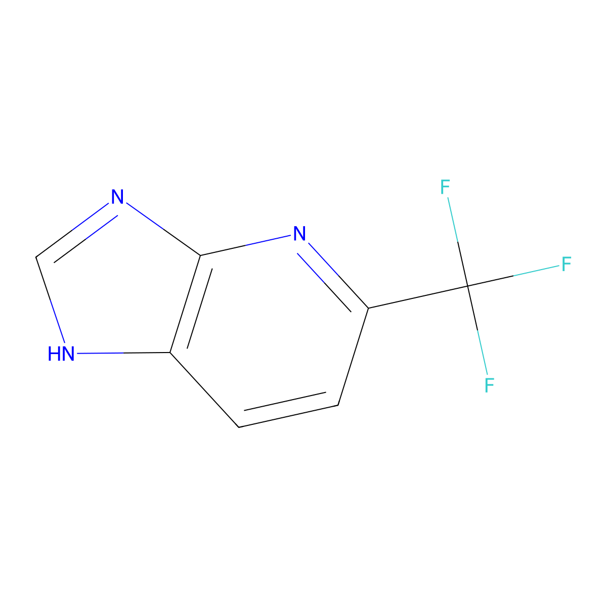5-(trifluoromethyl)-3H-imidazo[4,5-b]pyridine molecular structure, CAS 617678-32-7