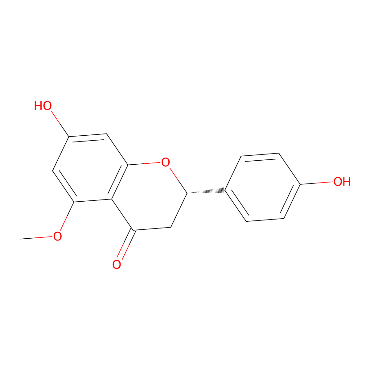 5-O-Methylnaringenin molecular structure, CAS 61775-19-7