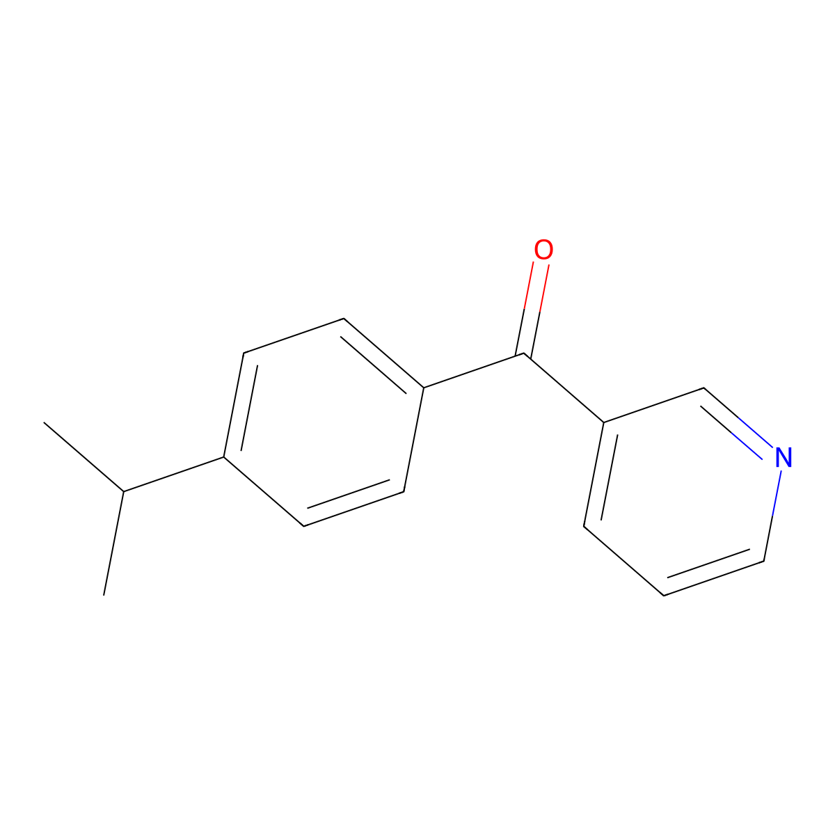 3-[4-(Propan-2-yl)benzoyl]pyridine molecular structure, CAS 61780-08-3