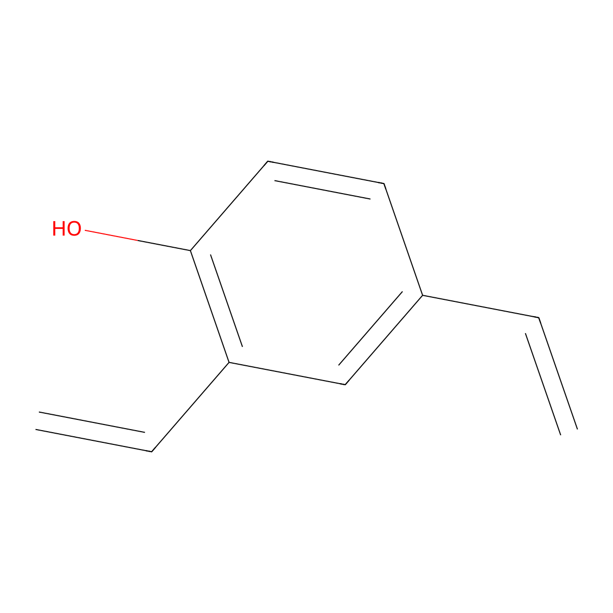 2,4-Divinylphenol molecular structure, CAS 61788-44-1