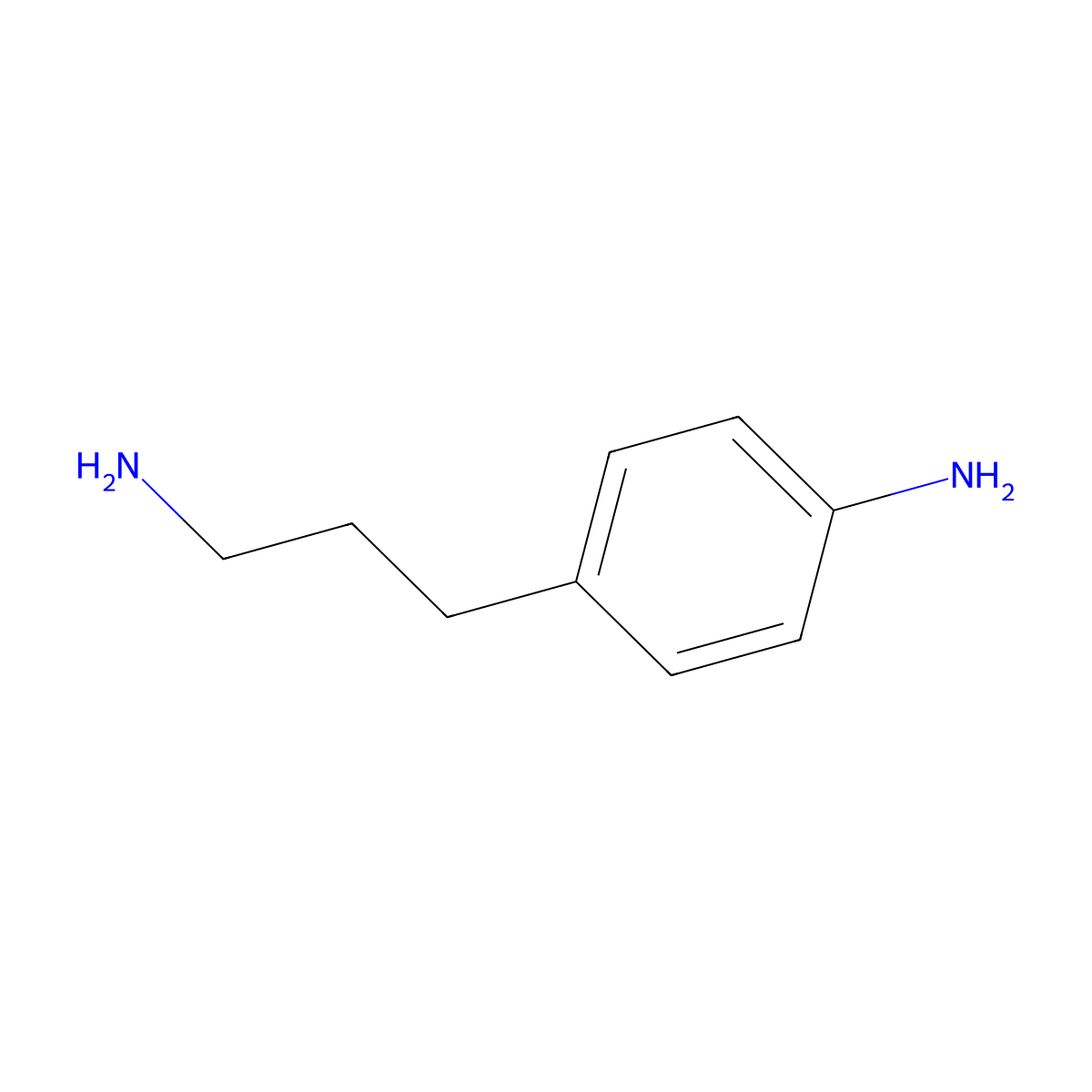 4-(3-Aminopropyl)aniline molecular structure, CAS 61798-01-4