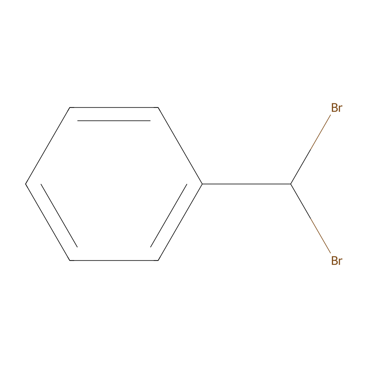 Alpha,alpha-dibromotoluene molecular structure, CAS 618-31-5