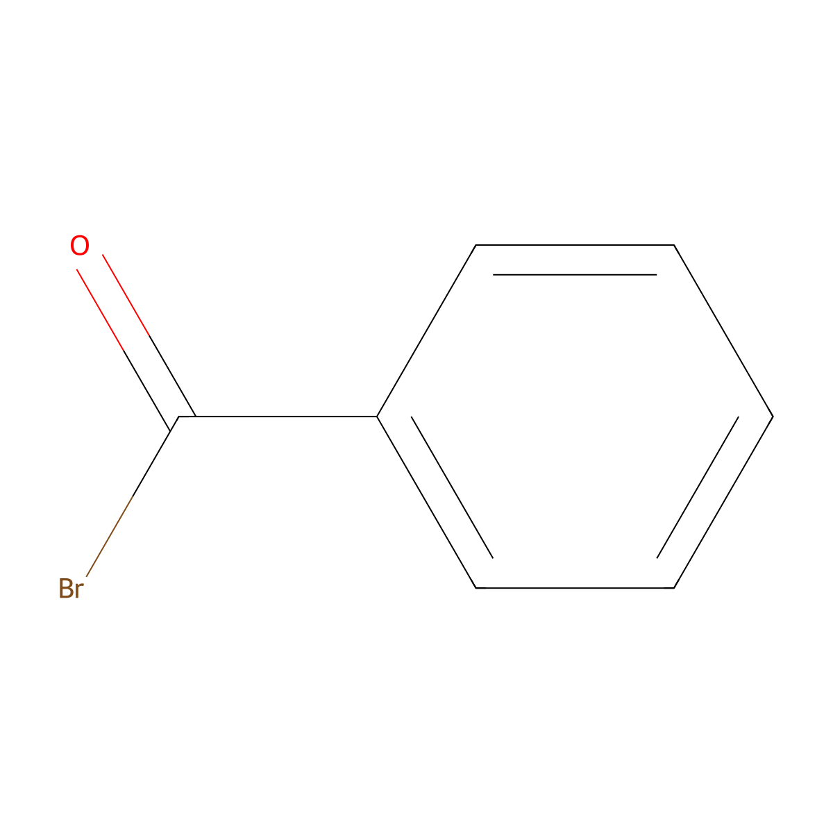 Benzoyl bromide molecular structure, CAS 618-32-6