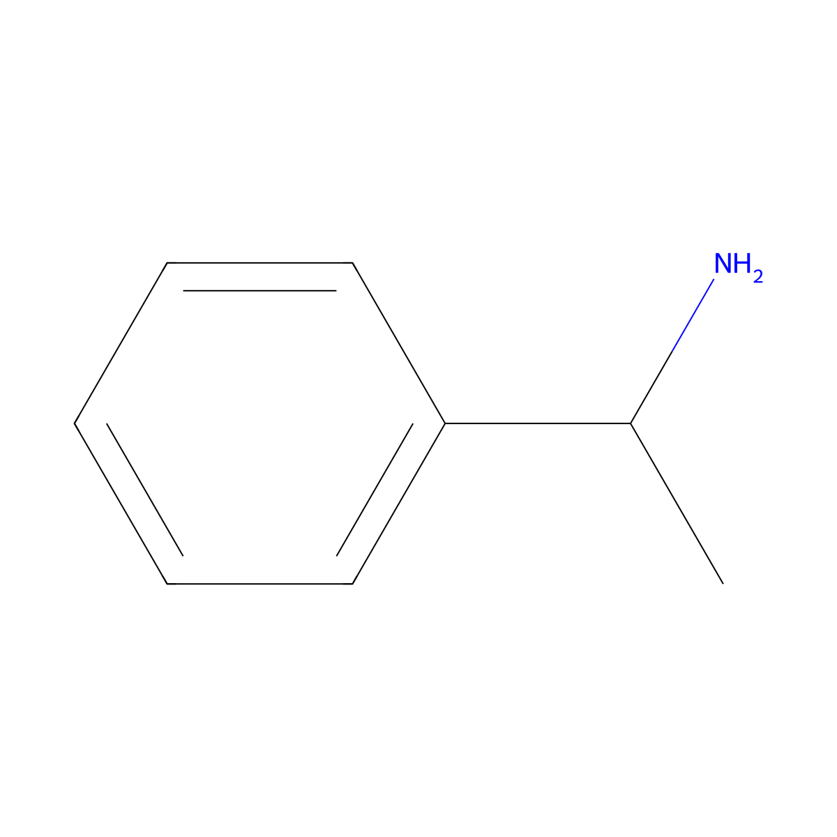 1-Phenethylamine molecular structure, CAS 618-36-0