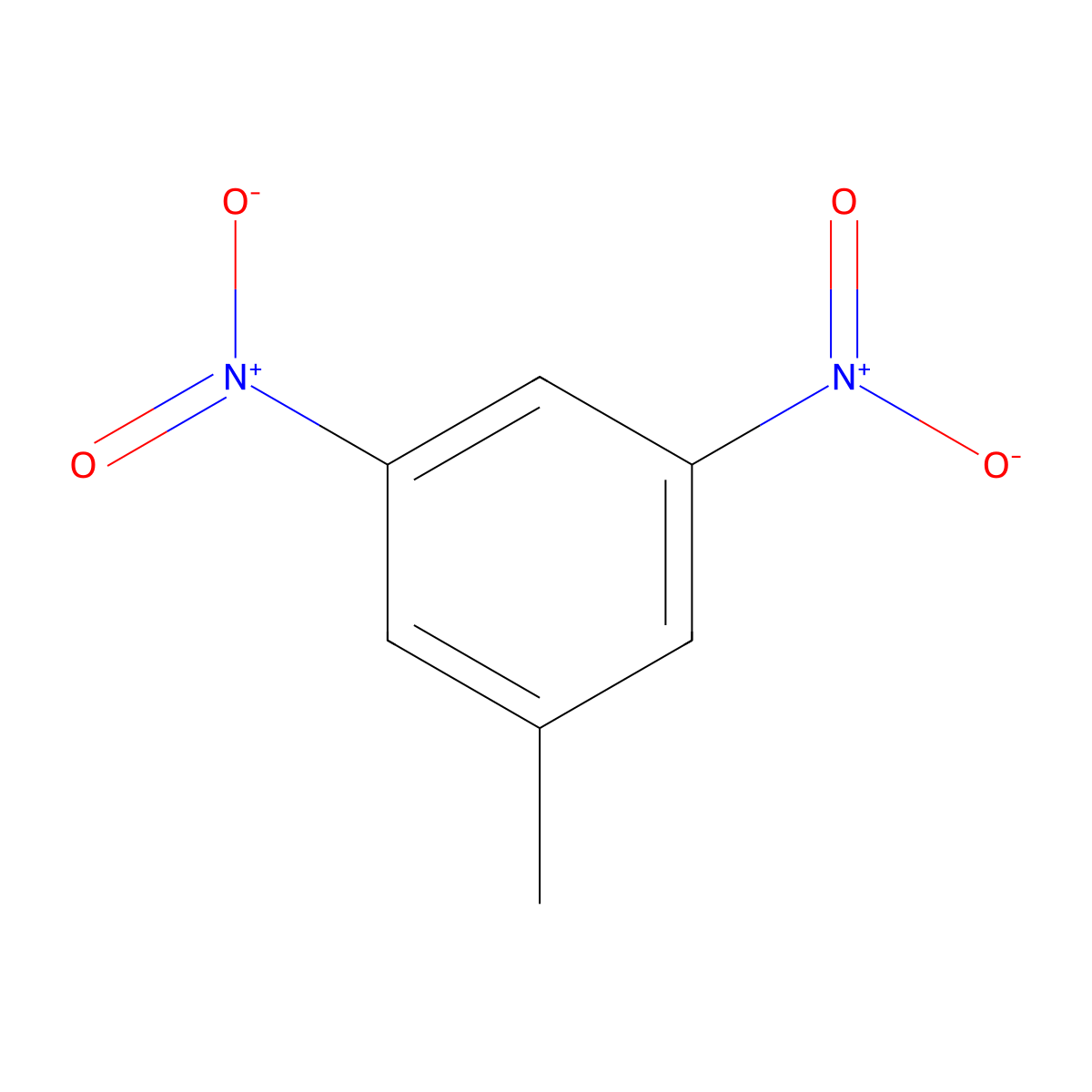 3,5-Dinitrotoluene molecular structure, CAS 618-85-9