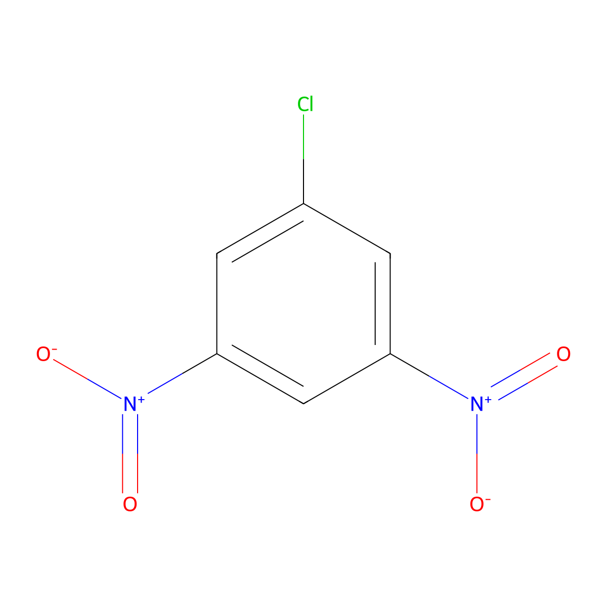 1-Chloro-3,5-dinitrobenzene molecular structure, CAS 618-86-0