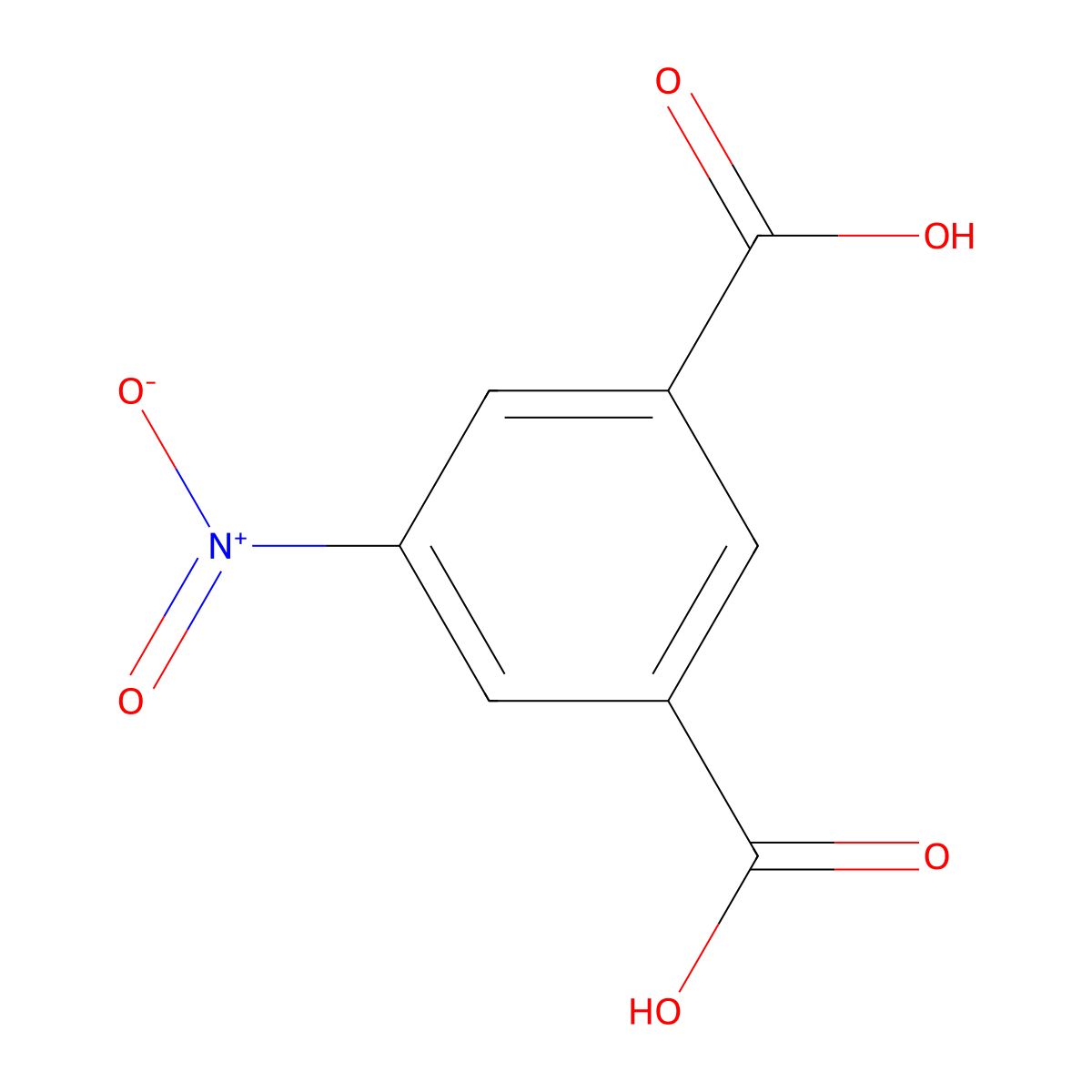 5-Nitroisophthalic acid molecular structure, CAS 618-88-2