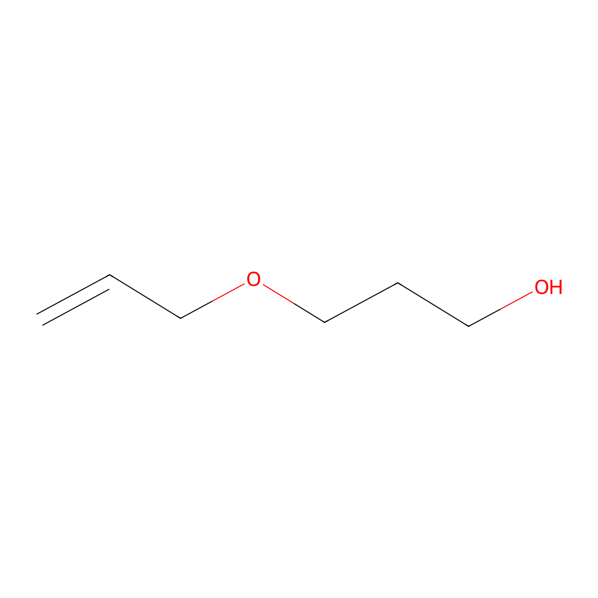 3-(2-Propen-1-yloxy)-1-propanol molecular structure, CAS 6180-67-2