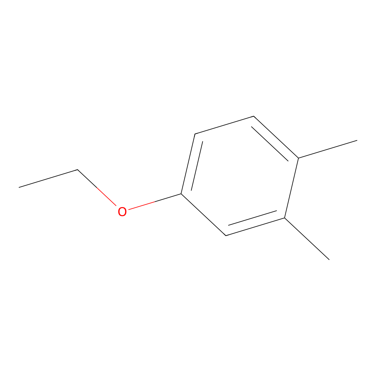 4-Ethoxy-1,2-dimethylbenzene molecular structure, CAS 61808-04-6