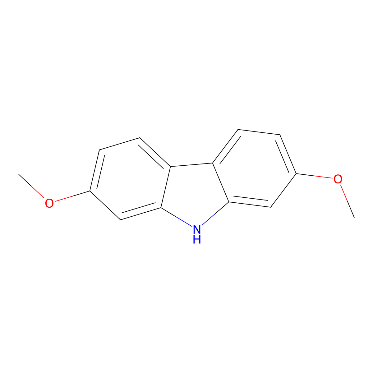 2,7-Dimethoxy-9H-carbazole molecular structure, CAS 61822-18-2