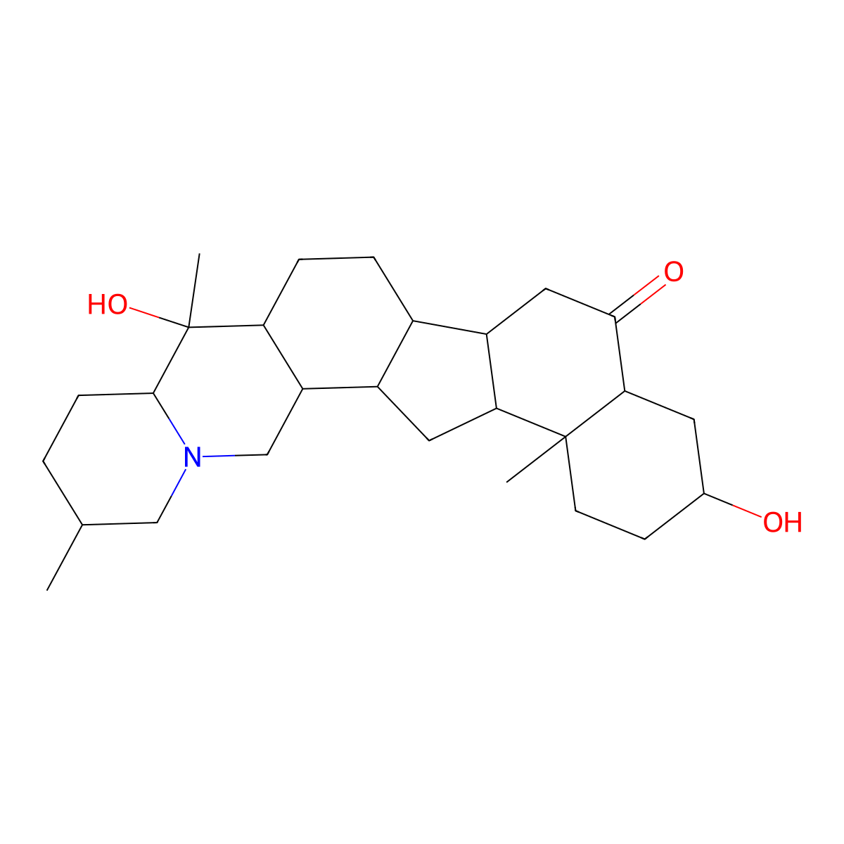 Imperialine molecular structure, CAS 61825-98-7
