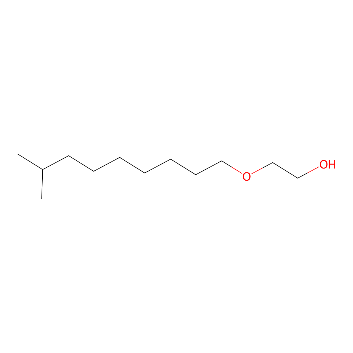 2-(8-Methylnonoxy)ethanol molecular structure, CAS 61827-42-7