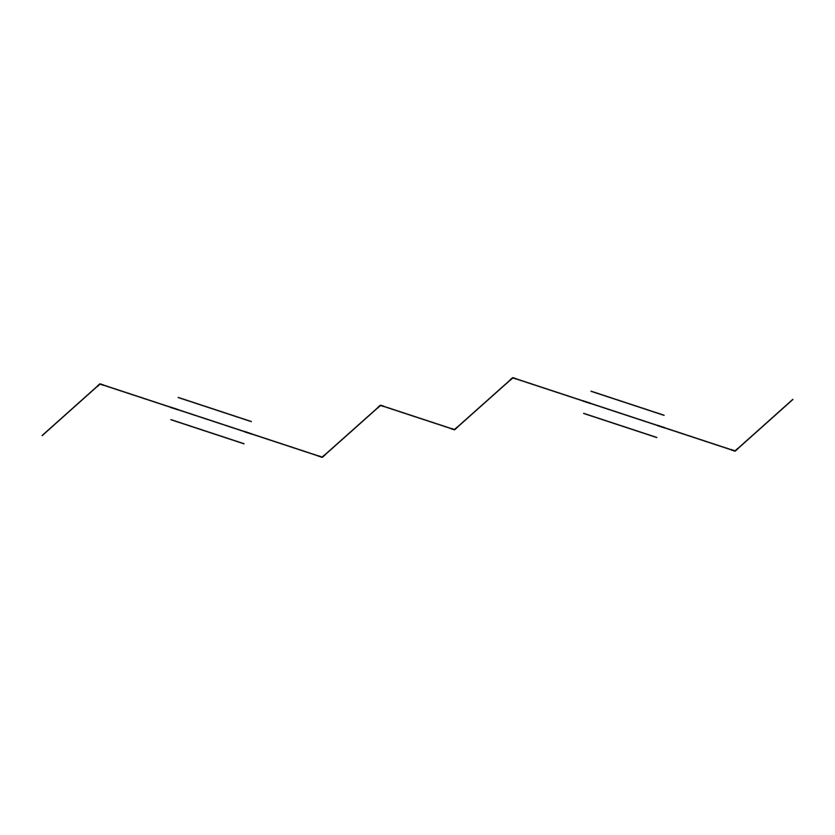3,9-Dodecadiyne molecular structure, CAS 61827-89-2