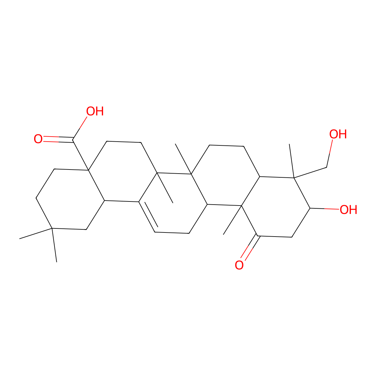 1-Oxohederagenin molecular structure, CAS 618390-67-3