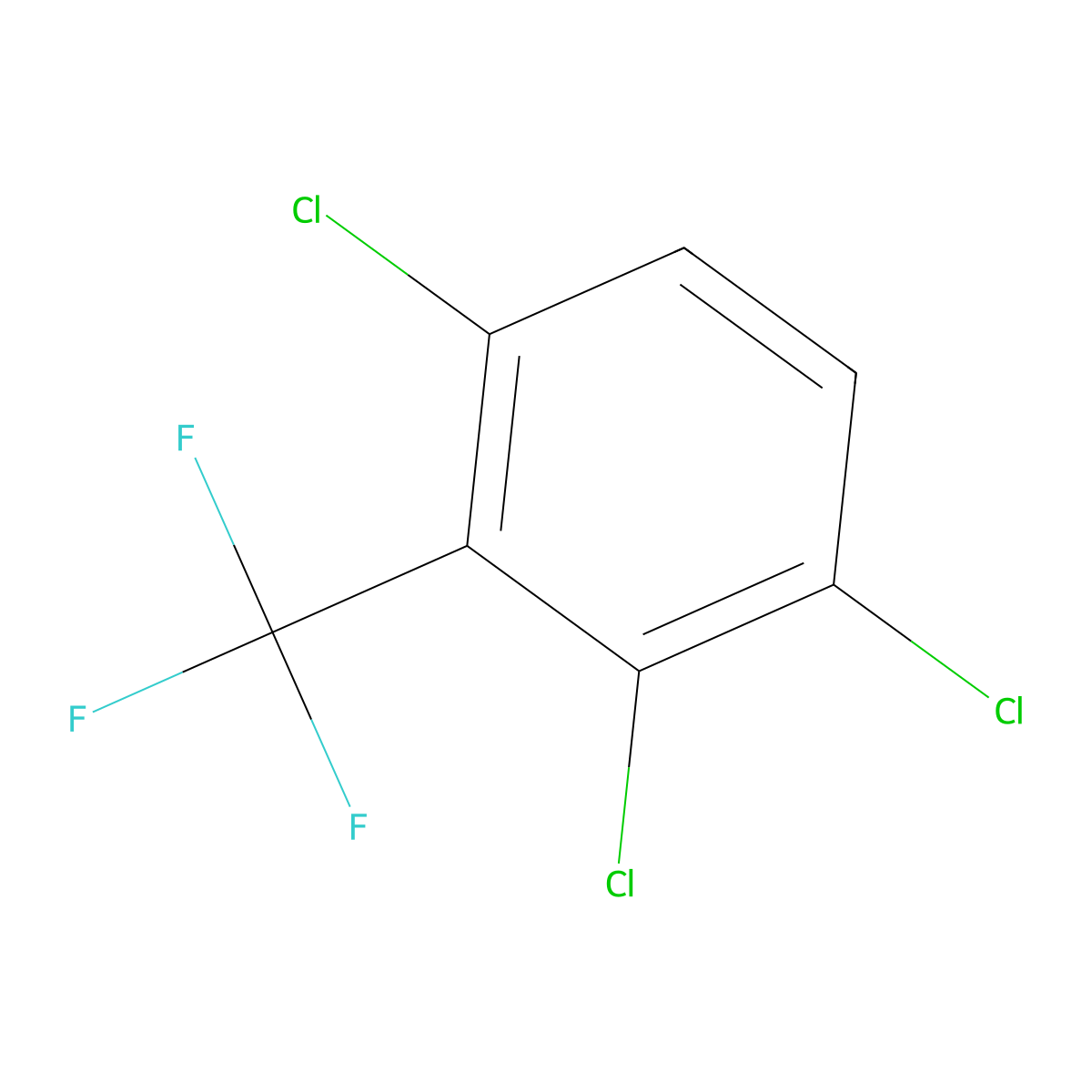 1,2,4-Trichloro-3-(trifluoromethyl)benzene molecular structure, CAS 61841-47-2