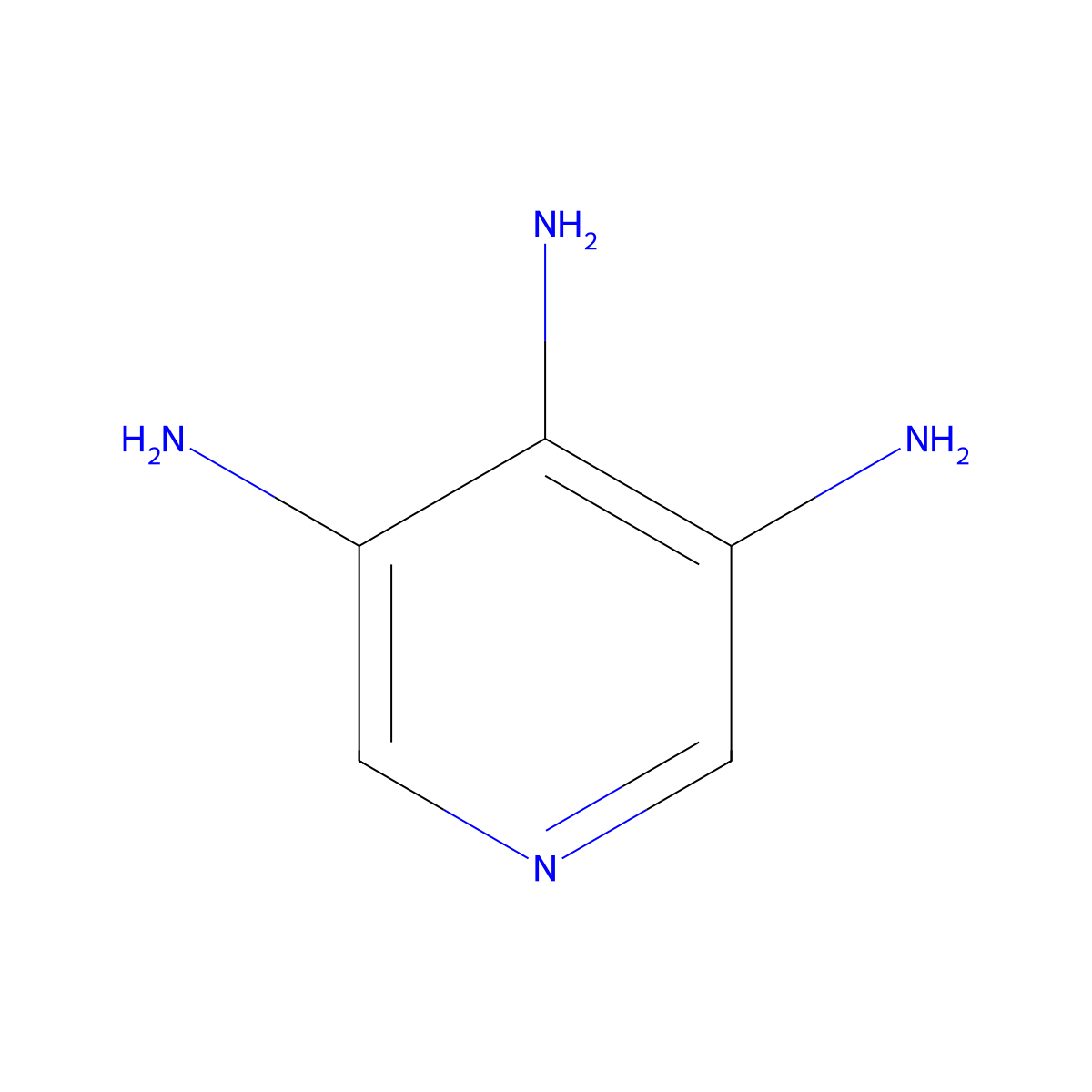 Pyridine-3,4,5-triamine molecular structure, CAS 618439-82-0